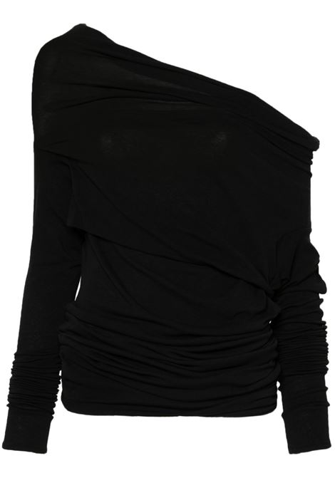 Top con spalle scoperte bound in nero Entire Studios - donna